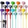 Redskypower 10 Pack Bulk Wired Earbuds with Microphone In Ear Headphones 35mm Jack 4ft Tangle Free Cable Comfortable Fit Affordable and Cost Effective Ideal for School Classroom Testing Students Mix