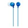 Sony MDREX15APL Fashion Color Series Earbud Headset with Mic Blue