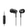 Sony Deep Bass Wired Earphones with Smartphone Control and Mic Metallic Black