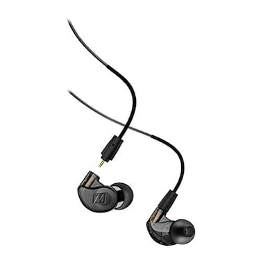 MEE audio M6 PRO In Ear Monitor Headphones for Musicians 2nd Gen Model With Upgraded Sound Memory Wire Earhooks Replaceable Cables Noise Isolating Professional Earbuds 2 Cords Included Black