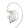 BASN Bmaster Triple Drivers in Ear Monitor Headphone with Two Detachable Cables Fit in Ear Suitable for Audio Engineer Musician White