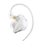 BASN Bmaster Triple Drivers in Ear Monitor Headphone with Two Detachable Cables Fit in Ear Suitable for Audio Engineer Musician White
