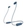 Sony WIC100 Wireless inEar Bluetooth Headphones with Builtin Microphone Blue
