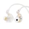 Linsoul TANGZU Waner SG HiFi 10mm Dynamic Driver PET Diaphragm inEar Earphone with Ergonomic Shape Detachable Recessed 2Pin OFC Braided Cable for Audiophile Musician DJ StageWhite Without Mic