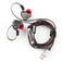 Linsoul 7Hz Salnotes Zero HiFi 10mm Dynamic Driver inEar Earphone IEM with Metal Composite Diaphragm Stainless Steel Faceplate Detachable 2Pin OFC Cable Black with Mic Type C