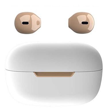 eleror Invisible Mini Wireless Bluetooth Earbuds Small Semi inEar Earbuds for Work Daily Use Touch Control Lightweight for Music Audiobooks