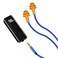 Cuzabe Bluetooth Ear Plugs Headphones for Work Wireless Earbuds with 60H Battery Bluetooth Adaptor Noise Cancelling Earplugs Wireless Earphones with Mic Control for Motorcycle Riding Construction Work
