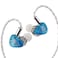 Linsoul Kiwi Ears Orchestra Lite Performance Custom 8BA inEar Monitor IEM with Detachable 4core 7N OxygenFree Copper OFC Cable Handcrafts Faceplate for Audiophile Studio Musician Blue