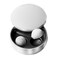 Xmenha Smallest Invisible Earbuds Wireless Ear Buds Bluetooth in Ear Mini Discreet Small Tiny Earpiece Sleep Earbuds Hidden with Charging Case Headphones for Small Ears Work Sleeping Android White