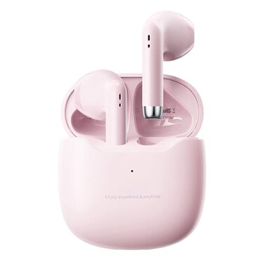 Xmenha Pink True Wireless Earbuds Bluetooth 53 with Microphone for Working Out Noise Canceling Blue Tooth Ear Buds Deep Bass TWS Wireless Earphones with Charging Case in Ear Headphone for iPhone Andro