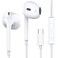 MOSWAG USB C Headphone Wired Earbuds in Ear Headphones with Mic and Volume Control Compatible with iPhone 15 proPro max iPad Air Samsung Galaxy S23 S22 Pixel 7 6 6a 5 OnePlus 9