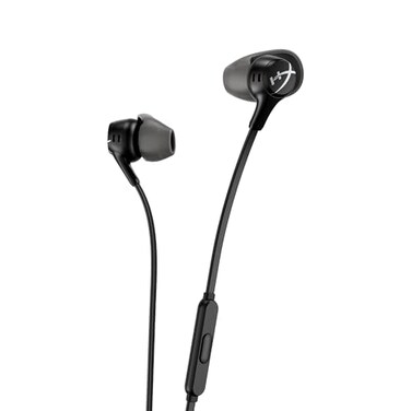 HyperX Cloud Earbuds II 14mm Drivers Four Eartips HardShell Carrying Case LowProfile 90 Plug 35mm Plug Builtin Microphone MultiFunction Button PC Mobile Nintendo Switch Black