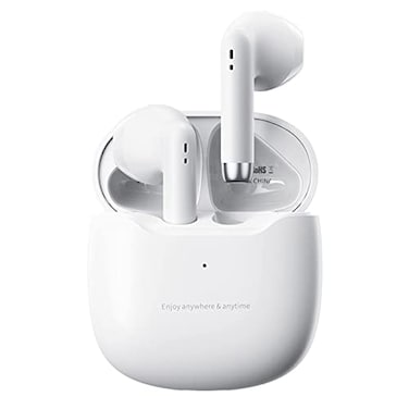 Xmenha True Wireless Earbuds White Bluetooth 53 with Microphone for Working Out Noise Canceling Blue Tooth Ear Buds Deep Bass TWS Wireless Earphones with Charging Case in Ear Headphone for iPhone Andr