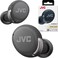 JVC True Wireless Compact Earbuds Active Noise Cancelling Up to 27 Hours Playback Low Latency Mode IPX4 SweatRain Proof Quick Charge Case Mic