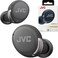 JVC True Wireless Compact Earbuds Active Noise Cancelling Up to 27 Hours Playback Low Latency Mode IPX4 SweatRain Proof Quick Charge Case Mic