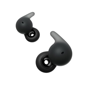 Sony LinkBuds Open Truly Wireless Earbud Headphones with an OpenRing Design for Ambient Sounds and Newly Developed Air Fitting Supporters Black