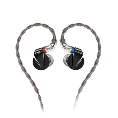 FiiO FD15 138mm Magnalium DLC HiFi Dynamic Driver inEar Earphone with Stainless Steel Shell Detachable MMCX Cable Black