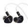 Linsoul Kefine Klean in Ear Monitor10mm DLC Diaphragm Dynamic Driver HiFi EarphonesWired Gaming EarbudsReplaceable NozzlesDetachable SilverPlated Cable for Audiophile No Mic 35mm Black