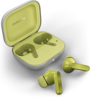 Motorola Moto Buds XT24431 Dynamic ANC Triple Mic Array IPX IP54 Bluetooth 53 Dolby AtmosSound Green