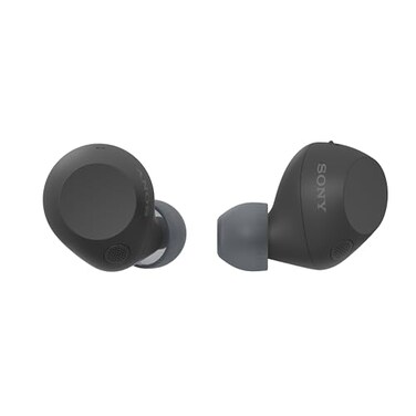 Sony WFC710N Truly Wireless NoiseCanceling Earbuds with up to 30Hour Battery Life Lightweight and Secure Black