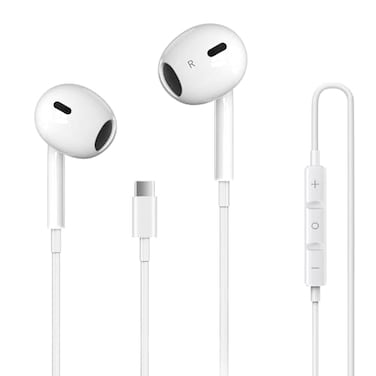 galawelly USB C Headphones for iPhone 17 Type C Earbuds Wired Earbuds with Microphone Remote Control Noise Cancelling Earphones Compatible with iPhone 17 Pro Max iPad Pro Most USB C Jack Devices