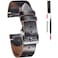hemsut h Horween Leather Watch Bands for Men 18mm Watch Strap Quick Release Vintage Watch Wrap with Heavy Duty Dust Buckle