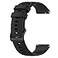 LOKEKE Compatible with Garmin Forerunner 255 Replacement Band 22mm Replacement Silicone Wrist Watch Band Strap Compatible with Garmin Forerunner 255Vivoactive 4Silicone Black