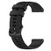 LOKEKE Compatible with Garmin Forerunner 255 Replacement Band 22mm Replacement Silicone Wrist Watch Band Strap Compatible with Garmin Forerunner 255Vivoactive 4Silicone Black