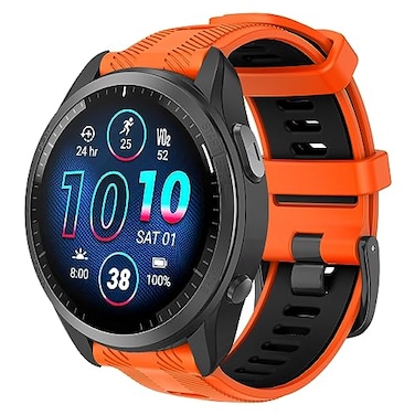 ISABAKE Watch Band for Garmin Forerunner 965945970955935 22mm Silicone Replacement Strap for Fenix 5Fenix 6Approach S60