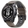 NotoCity for Fenix 7 Pro Band 22mm Width Fenix 6 Strap for Fenix 5Fenix 7Fenix 5 PlusFenix 6 Pro Soft Silicone WatchBrown DarkGray