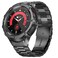 SUPLINK Stainless Steel Case and Bands Compatible Galaxy Watch 5 Pro Band 45mm Adjustable Solid Metal Protective Rugged Case Bamd for Samsung Galaxy Watch 5 pro Men Business Space Grey