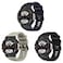 FitTurn 3 Pack Compatible for Amazfit TRex 2Amazfit Active Edge Watch Bands Silicone Replacement Band Straps Accessories Fit for Amazfit TRex 2 TRex2Amazfit Active Edge Smartwatch
