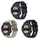 FitTurn 3 Pack Compatible for Amazfit TRex 2Amazfit Active Edge Watch Bands Silicone Replacement Band Straps Accessories Fit for Amazfit TRex 2 TRex2Amazfit Active Edge Smartwatch