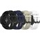 FitTurn 4 Pack Watch Band Compatible for Amazfit TRex 2 Wrist Strap Soft Silicone Replacement Watch Band Adjustable Wristband for Huami Amazfit TRex 2 Trex2 Watchband with Tools
