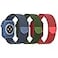 STEEZRD 3 Pack Mesh Metal Apple Watch Bands 38mm45mm Stainless Steel Magnetic Loop Band Replacement for Ultra 2 iWatch Series 98SE7654321