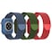 STEEZRD 3 Pack Mesh Metal Apple Watch Bands 38mm45mm Stainless Steel Magnetic Loop Band Replacement for Ultra 2 iWatch Series 98SE7654321