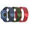 STEEZRD 3 Pack Mesh Metal Apple Watch Bands 38mm45mm Stainless Steel Magnetic Loop Band Replacement for Ultra 2 iWatch Series 98SE7654321
