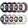 Tovimall Compatible with Samsung Galaxy Watch 7654Active 2FE Bands 40mm44mm 20mm Quick Release Scrunchie Strap Stretchy Cute Elastic Fabric Bands 10Pack Women