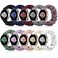 Tovimall Compatible with Samsung Galaxy Watch 7654Active 2FE Bands 40mm44mm 20mm Quick Release Scrunchie Strap Stretchy Cute Elastic Fabric Bands 10Pack Women