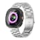 WONJOY Compatible with Samsung Galaxy Watch Ultra Band 47mm20252024 Robust Men Stainless Steel Replacement Link Metal Bracelet Silver 1