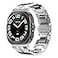 WONJOY Compatible with Samsung Galaxy Watch Ultra Band 47mm20252024 Robust Men Stainless Steel Replacement Link Metal Bracelet Silver 2