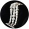 USEE TECH Pearl Bracelet Compatible with Apple Watch Band 42mm Women Series3 2 1 44mm Series 5 Series 4 Elastic String Replacement Wristband White