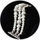 USEE TECH Pearl Bracelet Compatible with Apple Watch Band 42mm Women Series3 2 1 44mm Series 5 Series 4 Elastic String Replacement Wristband White