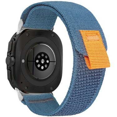 torbollo Nylon Watch Band Compatible with Galaxy Watch ultra 21 Bands 47mm 20252024 Lightweight Adjustable Trail Loop Strap with Metal Quick Fit Clasp
