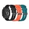 Senter Soft Silicone Sport Replacement Strap Band Compatible with Amazfit NeoGTR 42mm GTSGTS 2 GTS 2e GTS 2 MiniBipBip LiteBip SBip U Smart WatchBlackOrangeGreen