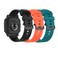 Senter Soft Silicone Sport Replacement Strap Band Compatible with Amazfit NeoGTR 42mm GTSGTS 2 GTS 2e GTS 2 MiniBipBip LiteBip SBip U Smart WatchBlackOrangeGreen
