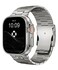 FiNESTONE Premium Titanium Band Compatible with Apple Watch Ultra 2 Ultra 49mm ScratchResistant DLC Coating Metal Link Bracelet with Secure Folding Buckle Adjustable Strap for Men Titanium Grey
