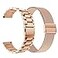 ViCRiOR Compatible for Garmin VenuVenu SQVenu 2 Plus Bands Solid Stainless Steel Watchband Mesh Strap Bracelet Replacement Band Strap for Garmin Vivoactive 3 Rose Gold