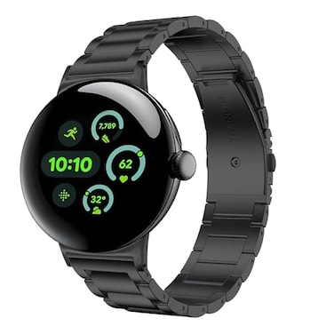 EANWireless for Pixel Watch 3 Band Titanium Metal Strap Women Men Replacement Accessory Compatible for Google Pixel Watch 3 45mm Band