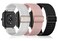 Bolesi Stretchy Nylon Watch Bands Compatible with Amazfit Active 2SquareActive 3 PremiumActive3 Pack 20MM Soft Replacement Sport Strap for Amazfit GTR miniBip U ProBip 3 ProGTS 4 Women
